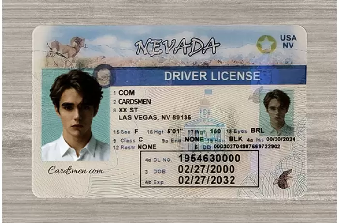 Nevada Fake ID (Teslin)